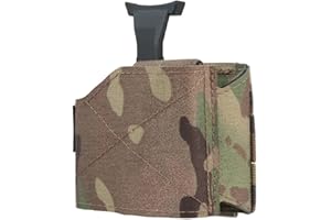 Peminkoo Fondina Universale per Pistola Tattica Pistola Adattabile con Chiusura a Scatto Militare G17 G19 1911 SIGP220 Molle Cintura Airsoft