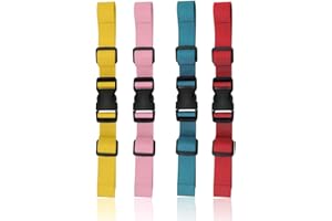OSUWLSI Lot de 4 Sangles de Poitrine réglables pour Sac à Dos,Sangles de Sac à Dos à dégagement Rapide,Sangles de Poitrine à Boucle,Sangles de Poitrine pour Voyage, Escalade, Jogging