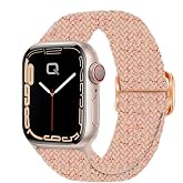 Quse &Ouml;rg&uuml; Kordon, Apple Watch Series 11,10,9,8,7,6,5,3,SE,SE2,SE3 ile Uyumlu, Ayarlanabilir, 42mm/41mm/40mm/38mm ve 46mm/45mm