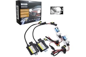 BOOMBOOST HID Xenon Burner Kit H1 Xenon Light Ballasts Discharge Lamp Slim HID Bulbs Headlight Retrofit Kit Quick Start Replacement Bulbs 12 V 55 W 5000 K
