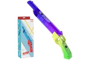 YOMADFUN Shooting Gun Kompatibel mit Splatoon 3, Gun Grip Kompatibel mit Nintendo Switch JoyCon Pistole Shooting Game Controller - Splatoon 3
