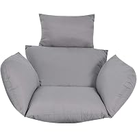 Coussin De Chaise Coquille HB.YE Velours Douillet – Élastique, Imperméable, Beige 40x40x48 Cm