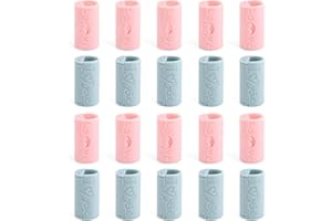 SPRHR 20 Stück Bettdeckenhalter, Zylindrische Bettlaken Greifer, Anti Rutsch Klemme für Bettlaken, zum Anheften von Laken, Kleidung und Fotos