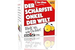 Schlump-Chili⎥Onkel Geschenk Set⎥Der schärfste Onkel der Welt - Ein witziges Präsent für Männer. Eine coole & originelle Geschenkidee!