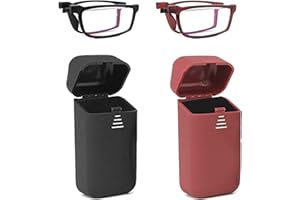 Hubeye Occhiali Da Lettura Pieghevoli Anti luce blu Con Asta Telescopica Scatola Elastica Portatile Ultraleggera alla Moda Per Uomo e Donna 1.50