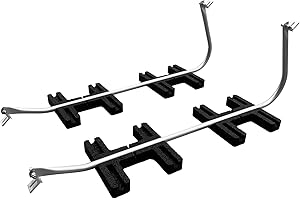 KLARBEIT Solar Halterung Balkonkraftwerk Befestigung- Balcony Flex I Edelstahl Solarpanel Halterung für Solarmodule I Befestigung für Balkonkraftwerk Halterung Balkongeländer I Befestigung Solarmodul