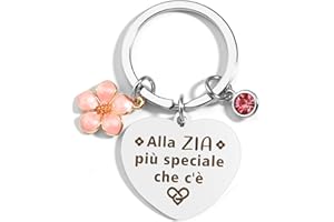 RGHSZ Portachiavi Zia Regalo Zia Compleanno per la Casa Regali per Zia Compleanno Regalo Zia Natale Regalo di Compleanno per Zia-Zia Ho provato a cercare il regalo perfetto per te ma tu hai già me.