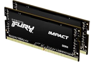 Kingston FURY Impact 32GB (2x16GB) 2666MHz DDR4 CL15 Memoria Portátil Kit de 2 KF426S15IB1K2/32