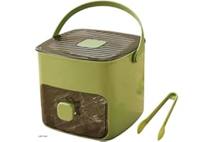 LSFYYDS Ice Cube Machine with Press Type, Ice Cube Box with Drawer and Storage Container, 48 Grids, Reusable Ice Grid for Coffee Cocktails and Juice, Ideal for Home Kitchen Green