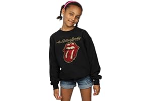 ABSOLUTE CULT Rolling Stones Girls Plastered Tongue Sweatshirt