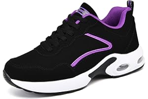 FOGOIN Women's Trainers, Lightweight Running Walking Shoes, Air Cushion Sneakers