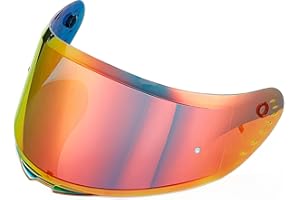 ILM Caschi da Moto Accessori Visiere Modello ILM-Z501 (Visiera Colorata, Oro)