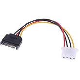 Lunatic 4348 Sata Kasa Hdd Dişi Erkek 4 pin Power Molex G&uuml;&ccedil; Kablosu 20 cm