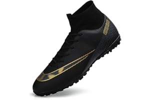 IFIKK Unisex Fußballschuhe Herren High Top Jugend Trainingsschuhe Professionelle Outdoor Fußballschuhe Herren Fußballschuhe