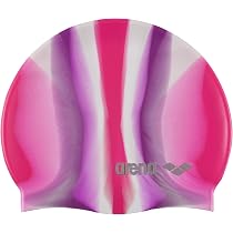 Arena, cuffia da bagno, UNISEX JUNIOR, Print Jr, NEON
