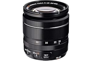 Fujifilm Fujinon XF 18-55 mm F2.8-4.0 R LM OIS - Objetivo para Fujifilm X (distancia focal 18-55 mm, apertura f/2.8-16, zoom óptico 1x, estabilizador óptico, motor de enfoque, diámetro: 52mm), negro