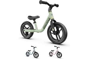 ‎BERG Berg MOOV 10 Laufrad ab 2 Jahre, 10 Zoll Laufrad bis zu 30 kg, Lenkrad und Sattel Höhenverstellbar, Sicheres und Ultraleichtes Lauflernrad für Jungen und Mädchen