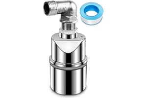 FUNMIX 1/2 Zoll Schwimmerventil für Wassertank Pool – Automatisches Wasserstandskontrollventil – 304 Edelstahl schlechter Wasserstand, automatisches Befüllen Schwimmerventil