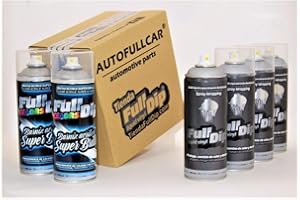 AutoFullCar - Pack Sprays Full Dip Aluminio Metalizado Super Brillo Vinilo líquido | FullDip - formato Spray 400 ml. Unidad