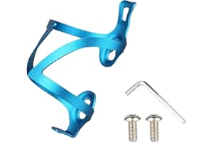 EOAMGO Bike Water Bottle Cage, Bike Bottle Holder, Lightweight Strong Aluminium Alloy Bicycle Cup Drink Holder for Road Bike and Mountain bike (Blue)