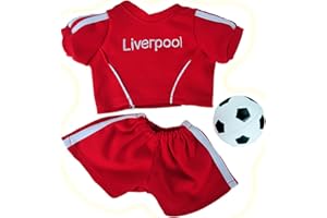 TEDDY MOUNTAIN Liverpool fútbol Outfit Oso de Peluche Ropa (16 ")