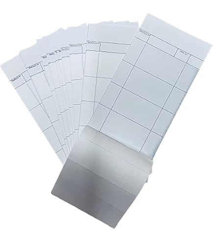 Comande Autocopianti 7 Strappi 10x23 Cm | Per Ristoranti, Bar E Pizzerie | Confezione Da 1000 Pezzi | 1° Foglio Azzurro, 2° Bianco - Foto 9