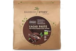 NOUVEAU | Pâte de Cacao | BAMBOO STORY | Cru | Palettes | Criollo | Pérou | 100% pur | 100g