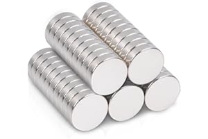 MAGXCENE 50 Stück Magnete Stark 8x2mm Neodym Magnete Extra Stark, Mini Magnete Flach Runde Kleine Magnete, Starke Magnete für Kühlschrank, Magnettafel, Whiteboard, Büro, Fotos, Basteln