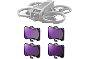 K&F Concept Filtro para Avata 2, Kit de ND Filtro para Avata 2 con ND8, ND16, ND32, ND64 Compatible con dji Avata 2 con 28 Capas Nano Revestimiento