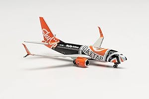 Herpa SkyUp Airlines Boeing 737-700 Avión, Modelos, Miniaturas, Coleccionable, Multicolor (535731)