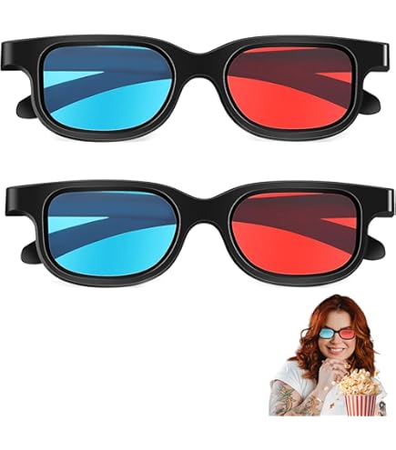 Occhiali Circolari Rossi Vampiro - Foto 3