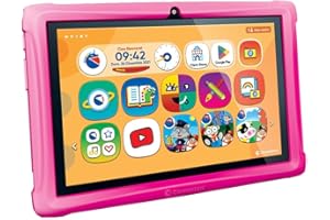 Clementoni - Clempad 10 Pollici Pink, Tablet Educativo Bambini 3-6 Anni, HD Screen, Memoria 32GB, RAM 2G, Wifi, Android 11, 2 Fotocamere, Google Play e Sistema Parental Control, Lingua Italiana, 16478