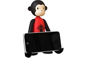 Soyizom Soporte para teléfono con diseño de Mono de Animal Divertido para Todos los teléfonos Mini iPad, rotación Libre de 360 Grados, teléfono