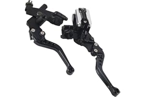 Broco Leva del freno del motociclo,1 coppia 7/8"(22mm) leva del serbatoio della pompa della frizione del freno universale del motociclo