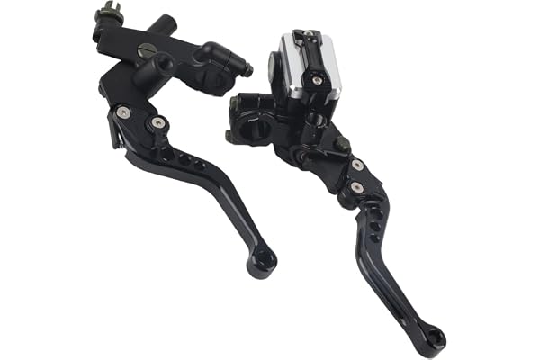 Broco Levier de frein de moto, 1 paire 7/8" (22mm) Leviers de réservoir de réservoir d’embrayage universel d’embrayage de moto
