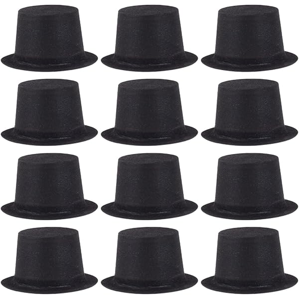 Mini Cappelli Babbo Natale 60 Pezzi Mini Cappelli Di Natale A