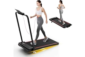 DSKEUZEEW Tapis de Course 4 en 1 Pliable avec Pente 7% – Tapis de Marche Électrique 8 km/h, Moteur 2,5 CV, Système d’Amorti Avancé, Écran LCD, Cadre Renforcé, 130 kg Max – pour Maison & Bureau