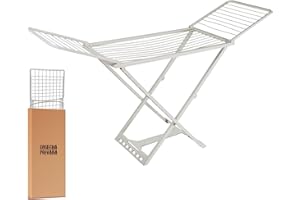 GENÉRICO Tendedero 20 m Plástico Duro - Envío 24 h - Antioxidación para Manchas en Ropa - Tendedero Atlantic de Resina Resitente a Intemperie - Interior y Exterior - Antiroturas. Plegable, con holgura y ligero