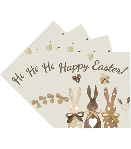Serviettes En Papier Lapin De Pâques - Spécial Pâques