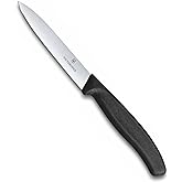 Victorinox 6.7703 SwissClassic 10cm Paring Knife, Black, Black