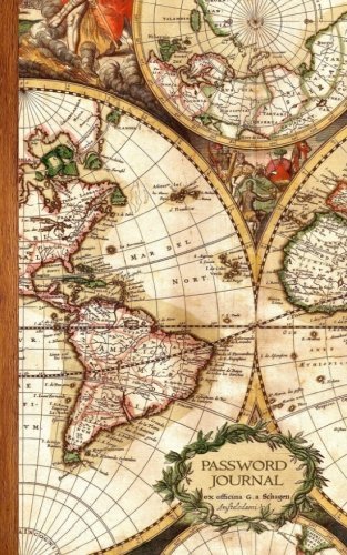 Password Journal: Password Keeper / Map Gifts ( Internet Address Logbook / Diary / Notebook ) (Password Journals - Antique Travel Map) by smART bookx (2016-01-19)