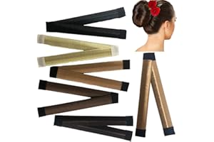 GRIDS LONDON LTD Magic Hair Bun Donut Maker French Twist Hairstyle Easy Snap Doughnut Styling DIY Bands (Golden Blonde)
