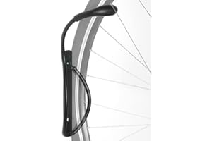 DELTA CYCLE & HOME Cycle de Delta Leonardo da Vinci Single Vélo Stockage Rack/Crochet avec Plateau de Pneu, Noir