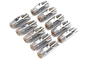 TIIYEE Bebedero Conejo Cerdo, Automáticos Pezones Agua Bebedor Estilo Boca Pig Nipple Waterer Stainless Steel Automatic Piglets Water No Mess Hanging Mount Drinker Sows Drinking Nipples Hog Farm Accessories