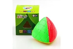 FunnyGoo Shengshou Mastermorphix 4x4 Magie Zongzi Würfel Glatte Geschwindigkeit Twist Puzzle Cube Magic Cube Multicolor Stickerless + Ein Cube Stand