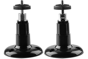 (Paquet de 2) OOTSR Fixation Murale caméra de sécurité intérieure/extérieure, Support de Plafond réglable pour Support Arlo, Arlo Pro et Autres modèles compatibles (Noir)