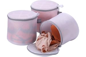 Kimmama Pack of 3 Delicate Bra Washing bag - High Permeability Sandwich Fabric Lingerie Laundry Bag- Underwear Bag for Bras,socks,Panty,Undershirt