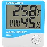 Qiterr 【𝐎𝐬𝐭𝐞𝐫𝐧】 Digitales Thermometer, HTC-1 LCD Digitales Thermometer Hygrometer Innentemperatur Feuchtigkeitsmesser…