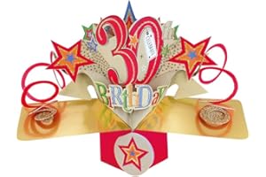 SECOND NATURE POP UPS Druga natura kartka z życzeniami na 30 urodziny Pop Up - POP149, POP149A