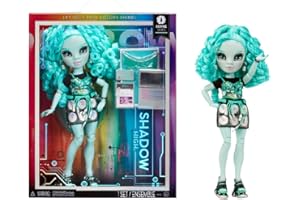 Rainbow High Shadow High Series 3 - Berrie - Zielona Modna Lalka - Stylowy Strój i Ponad 10 Kolorowych Akcesoriów do Zabawy - Świetna dla Dzieci w Wieku 4-12 Lat i Kolekcjonerów